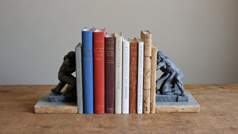 DIY bokstøtter, hjemforbedring, kreative prosjekter, hjemmedekor