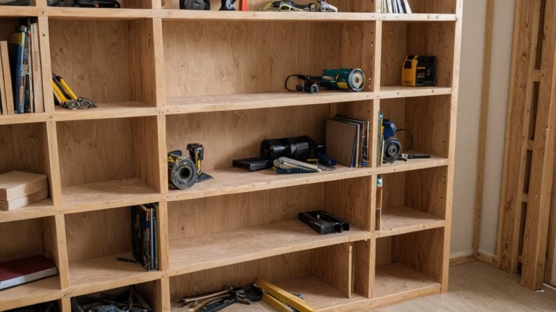 DIY bokhylle, tre bokhylle, hjemmeforbedring, hjemmedekor, snekring prosjekt