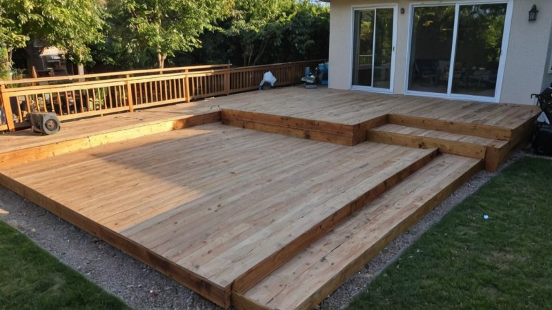 Gjør det selv, bygge terrasse, hjemmeforbedring, budsjettrenovering, utendørs liv