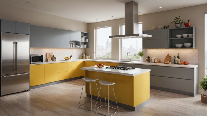 kjøkkenrenovering, planlegging, gjør-det-selv, hjemmeforbedring, design, layout, budsjett, entreprenør