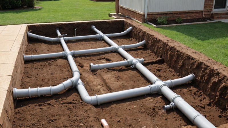 drenering, hjemforbedring, gjør det selv, vannforvaltning, landskapsarbeid