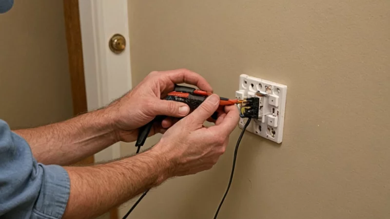 reparere stikkontakt, hjemmeforbedring, vedlikehold av hjem, elektrisk sikkerhet, reparasjonsveiledning