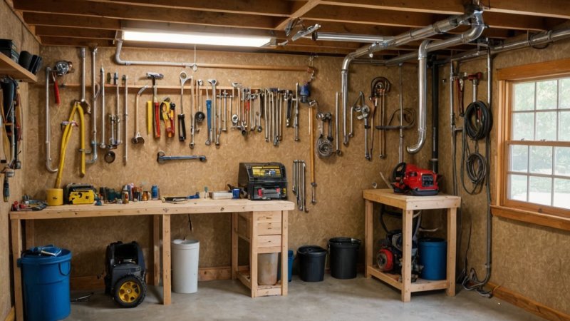 rørleggerarbeid, garasje reparasjoner, gjør det selv hjemmeforbedring, vannlekkasje oppdagelse, avløpsrensing