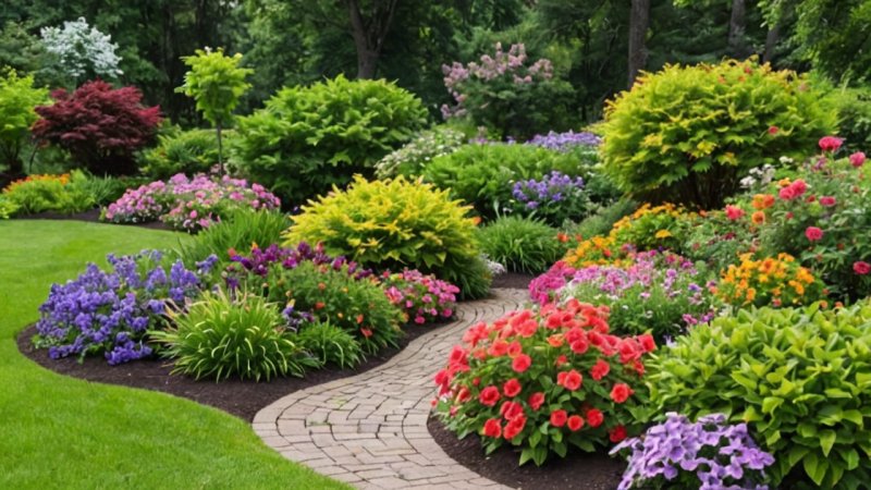 stauder, ettårige blomster, hagearbeid, blomsterhage, utendørsforbedringer