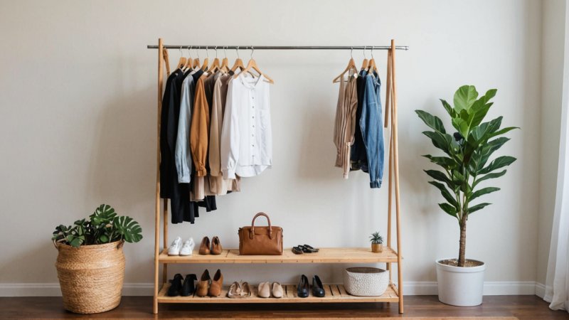 DIY klesstang, hjemmeforbedring, organisering, hjemmeinnredning, renovering