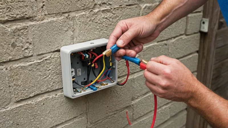 utendørs stikkontakt, elektrisk installasjon, oppussing, sikkerhetstips, vedlikehold