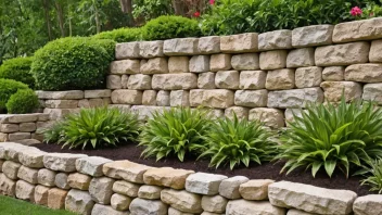 steinmur, hage, gjør det selv, hjem forbedring, landskapsarbeid, utendørsprosjekter