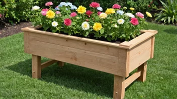 blomsterkasse, DIY, hagearbeid, hjemmeforbedring, utendørs prosjekt