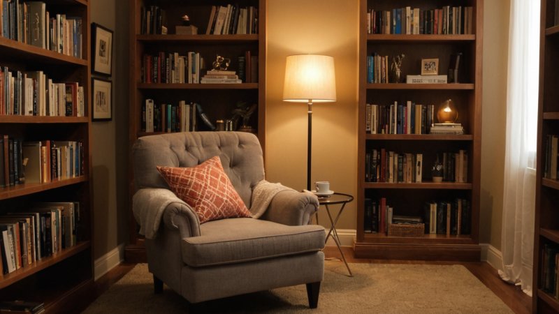 lesekrok, hjemforbedring, gjør det selv, interiørdesign, koselige rom