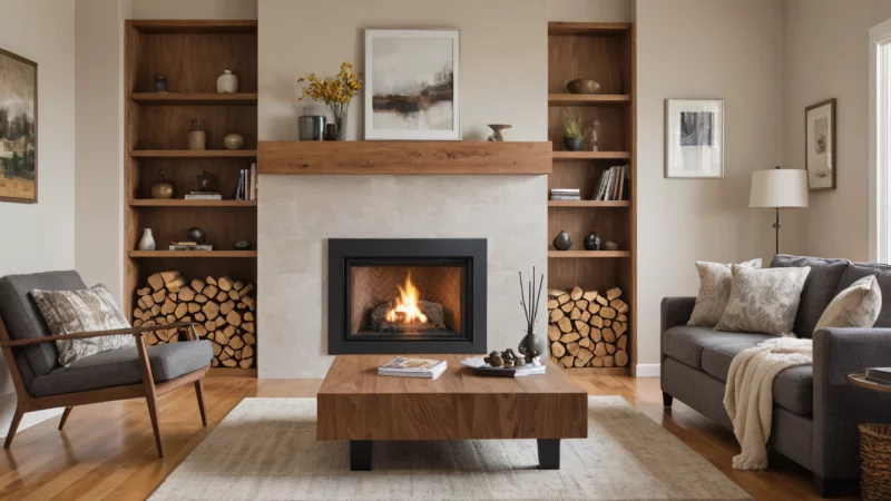 gasspeis, vedfyrt peis, oppussing, oppvarmingsalternativer, interiørdesign