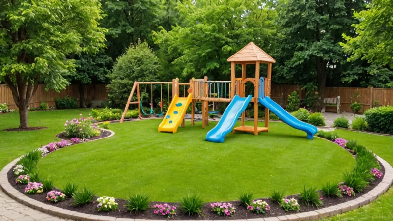 hage design, lekeplass bygging, barns sikkerhet, gjør det selv hjemmeforbedring