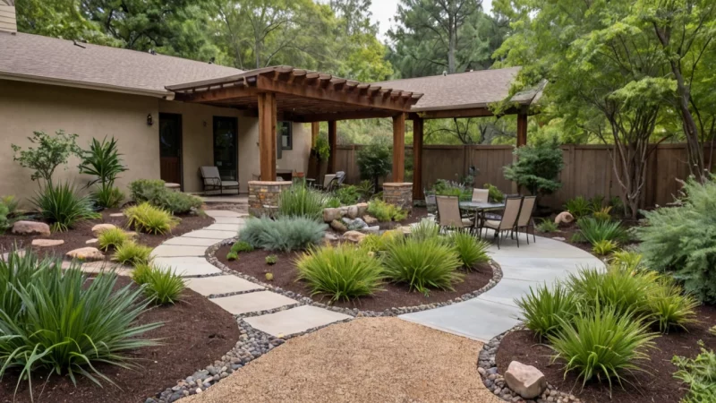 energivennlig landskapspleie, bærekraftig hjemforbedring, urfolkplanter, vannforvaltning, hagevedlikehold