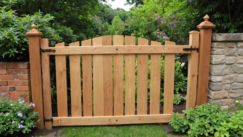 hageport, DIY prosjekt, hjemforbedring, utendørsdesign, treport