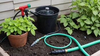 DIY hagevanningssystem, hagevanning ideer, hjemmeforbedring, plantepleie