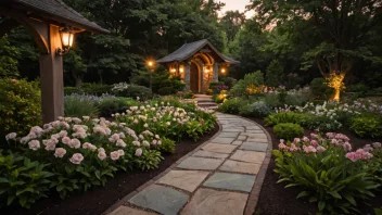 hageinngang, hjemmeforbedring, landskapsdesign, gjør-det-selv, utendørsdesign, innbydende inngang