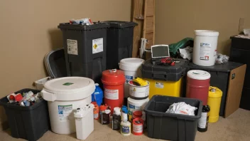 farlig avfall, sikkerhet i hjemmet, avfallshåndtering, miljøbeskyttelse, gjør-det-selv hjemforbedring