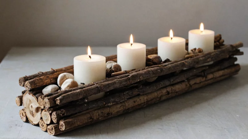 hjemmelaget lysestake, DIY prosjekter, hjem forbedring, oppsirkulering, dekorative prosjekter