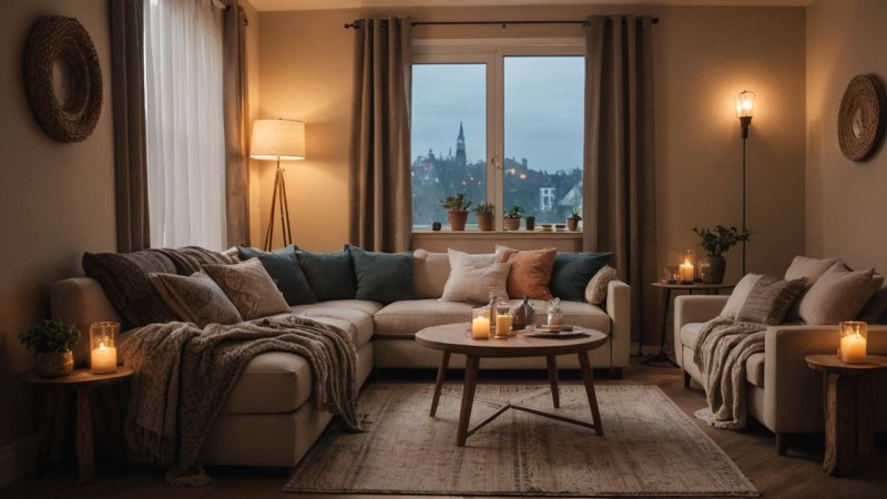 hjemforbedring, tekstiler, interiørdesign, koselig atmosfære, renoveringstips