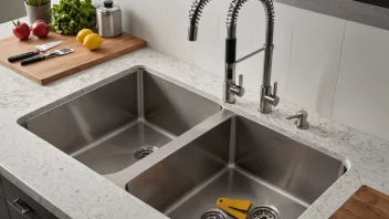 installasjon av kjøkkenvask, DIY hjemmeforbedring, hjemmevedlikehold, rørlegger tips, baderomsrenovering