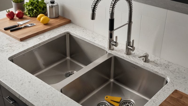 installasjon av kjøkkenvask, DIY hjemmeforbedring, hjemmevedlikehold, rørlegger tips, baderomsrenovering