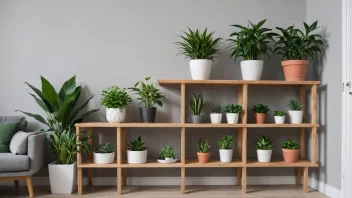 DIY plantehylle, hjem forbedring, hjem dekor, innendørs planter, stue ideer
