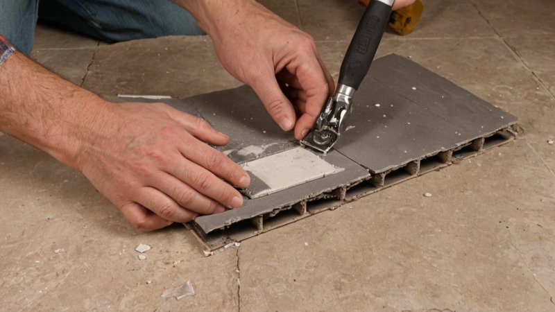 flisreparasjon, hjemmeforbedring, vedlikehold av hjemmet, fikse knuste fliser, renovering av gulv