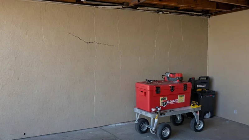 garasjevegg inspeksjon, hjemmeservice, skade kontroll, DIY tips, boligeier råd