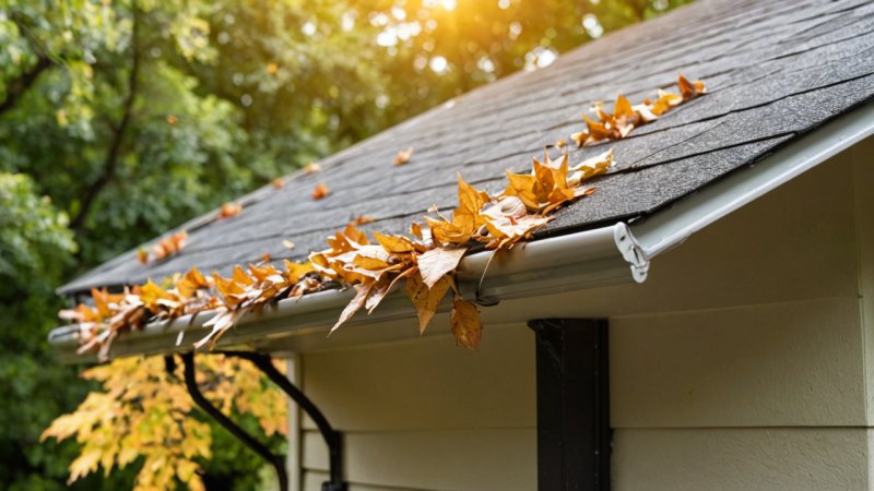 takrenne vedlikehold, hjemmeforbedring, gjør det selv, husreparasjon, regnvannshåndtering