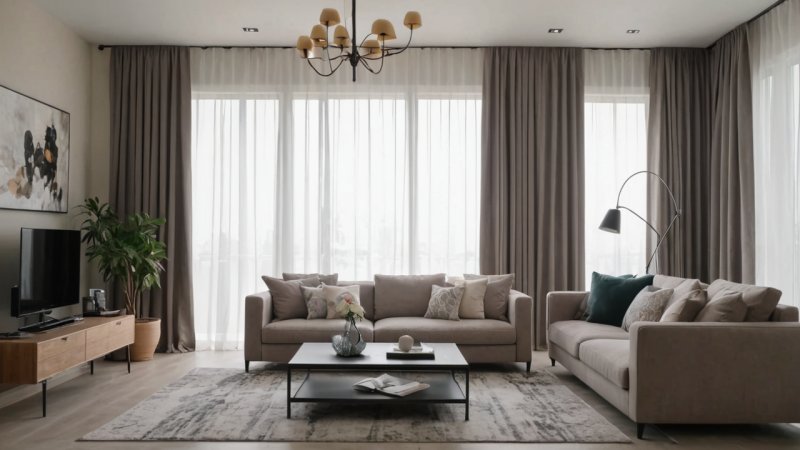 gardiner, hjemforbedring, interiørdesign, vindusbehandlinger, gjør-det-selv