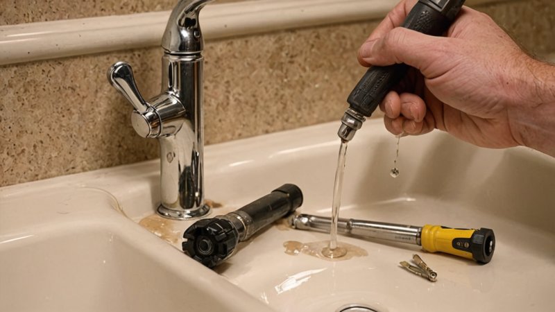 lekkende kran reparasjon, gjør det selv rørleggerarbeid, hjemmevedlikehold, rørlegger tips, kran lekkasjer