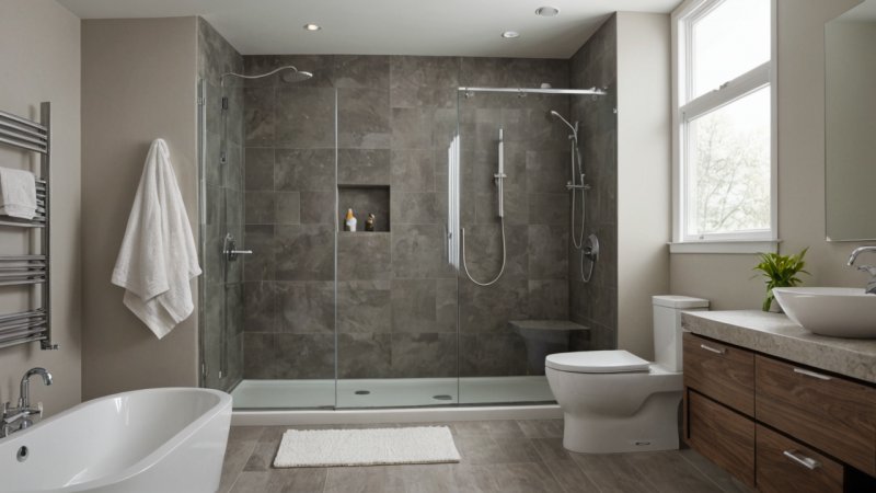 bytte dusj, DIY hjemmeforbedring, rørlegger tips, badrenovering, hjemmevedlikehold