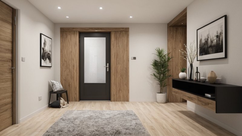 Gjør det selv, hjemmeforbedring, inngangsparti design, stilfullt inngangsparti, hjemmedekorasjon
